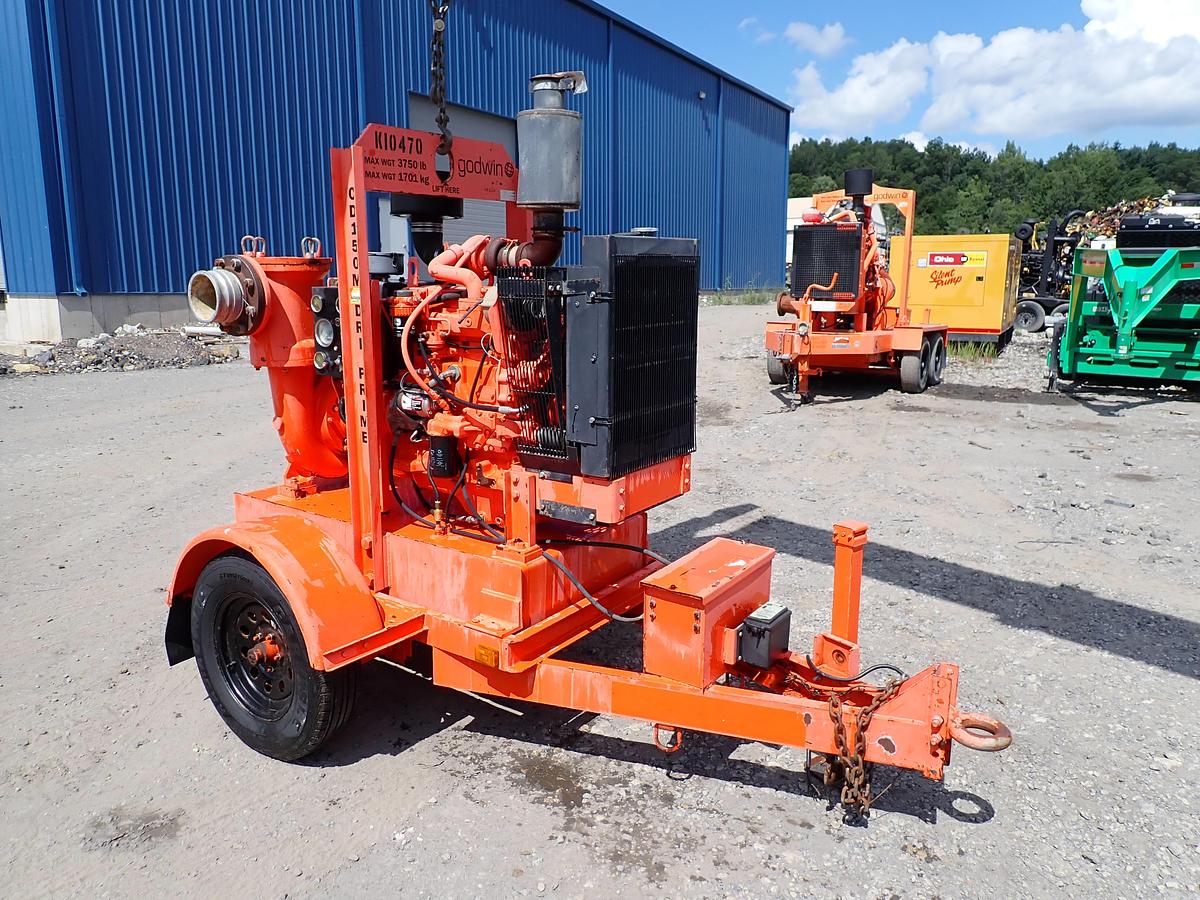 Used 2014 Godwin CD150M 6" Water Pump JOHN DEERE DIESEL