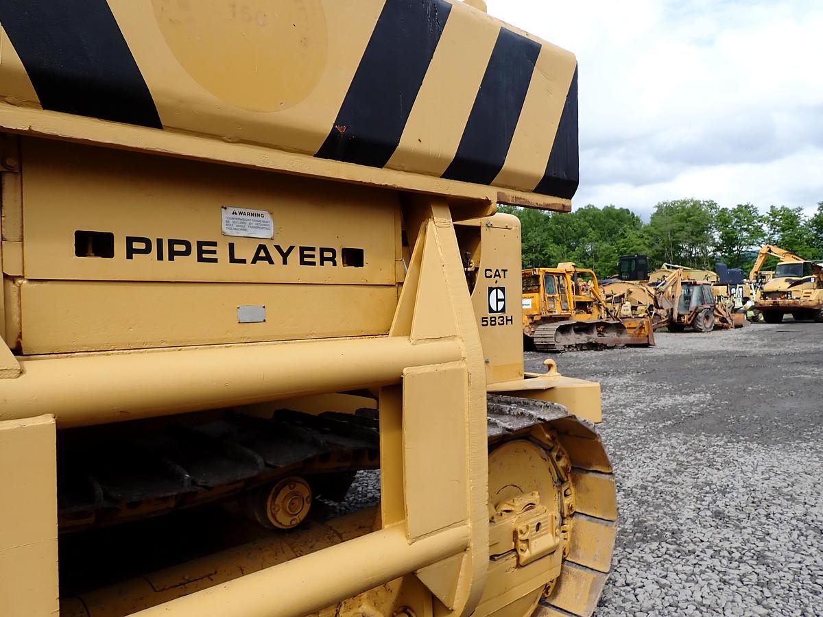 Used 1971 CAT 583H Crawler Pipelayer REAR WINCH