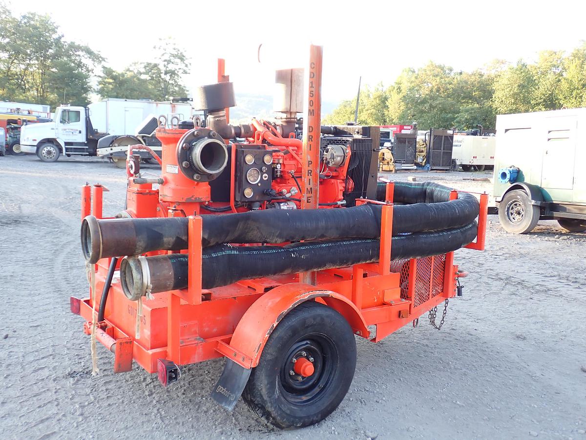 Used 2017 Godwin CD150M 6" Water Pump JOHN DEERE DIESEL