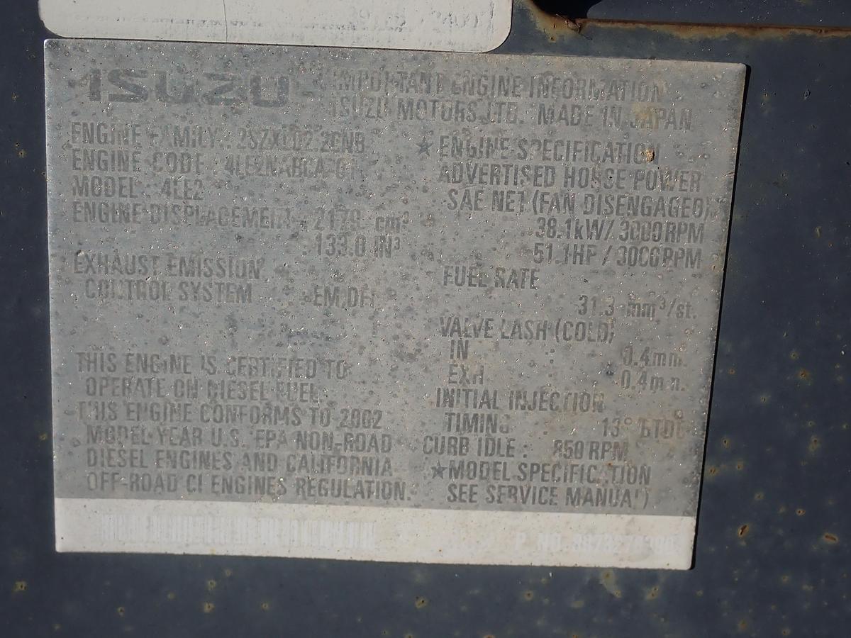 Used 2002 Airman PDS185S 185 CFM Air Compressor