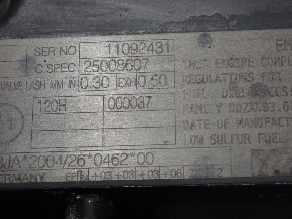 Used 2011 Deutz D2011 L04I Diesel Engine POWER UNIT w/ PTO Clutch