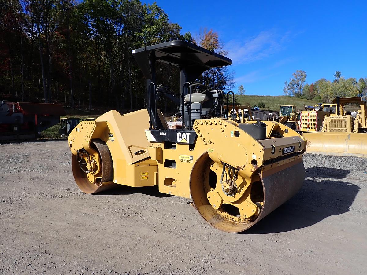 Used 2015 CAT CB64 Double Drum Roller