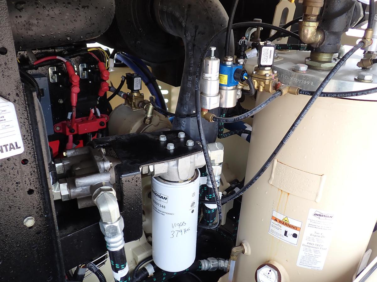 Used 2023 Doosan P425/HP375 Air Compressor 409 HOURS!