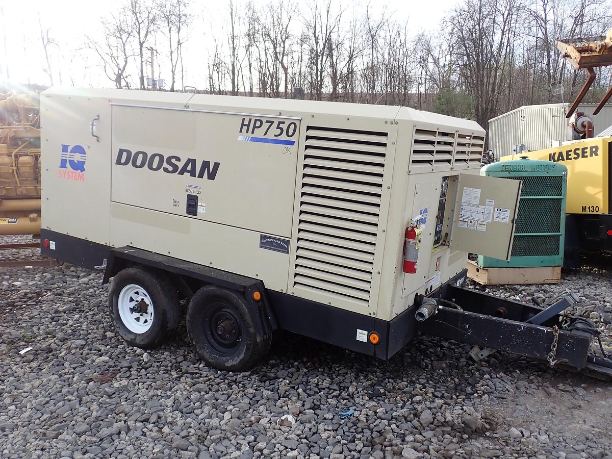 Used 2014 Doosan HP750WCU IQ 750 CFM Air Compressor
