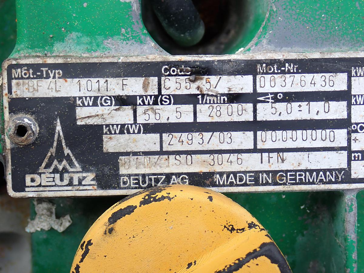 Used Deutz BF4L1011F Turbo Diesel Engine