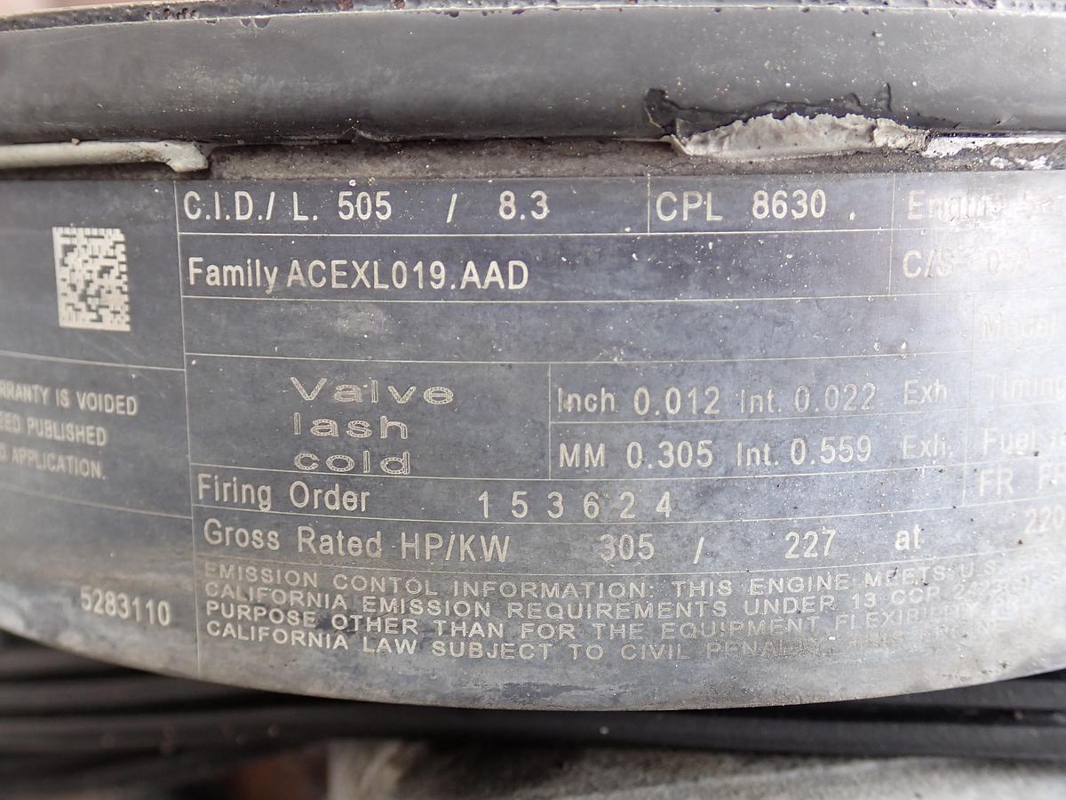 Used 2013 Cummins QSC 8.3 Diesel Engine CPL 8630