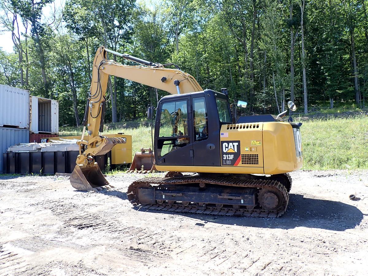 Used 2018 CAT 313FL GC Excavator HYDRAULIC THUMB