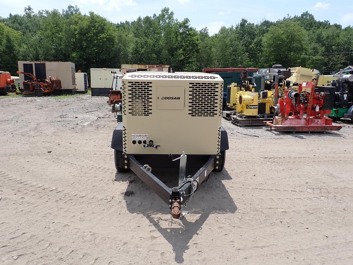 Used 2023 Doosan P425/HP375 Air Compressor 1078 HOURS