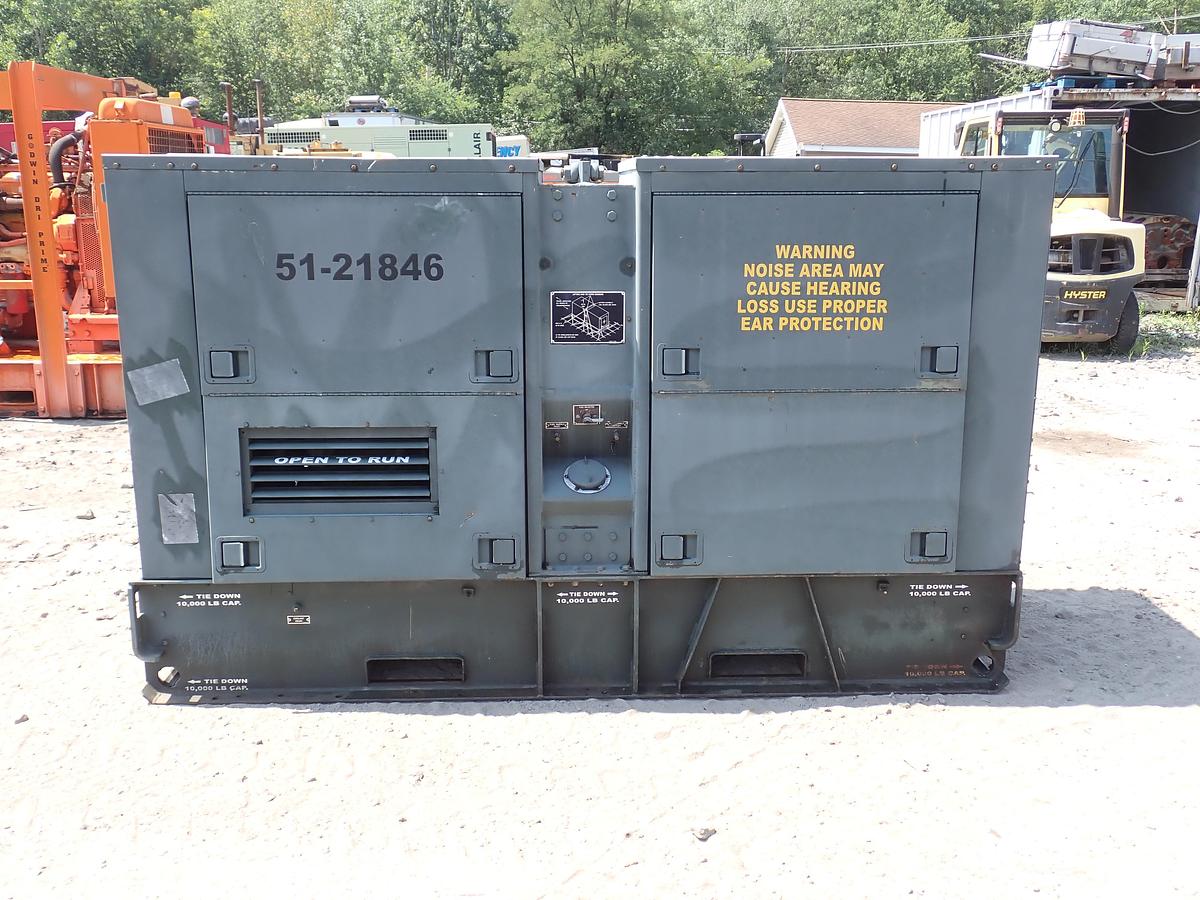 Used 1990 Libby MEP007B 100 KW Diesel Generator GOV'T SURPLUS