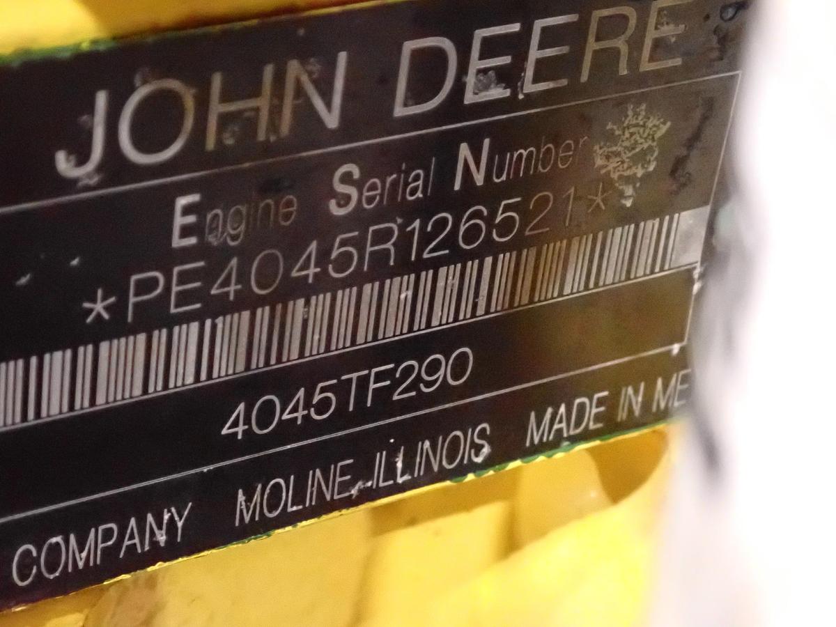 Used 2018 John Deere 4045TF290 Diesel Engine POWER UNIT