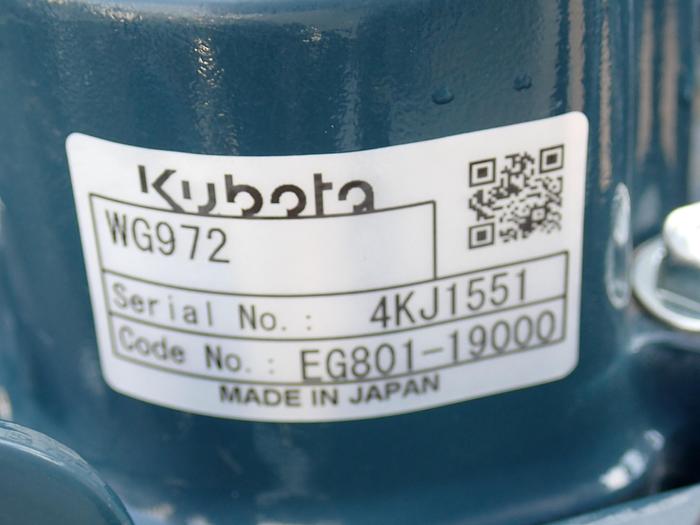 2019 Kubota WG972-GL-ET Gas Engine 