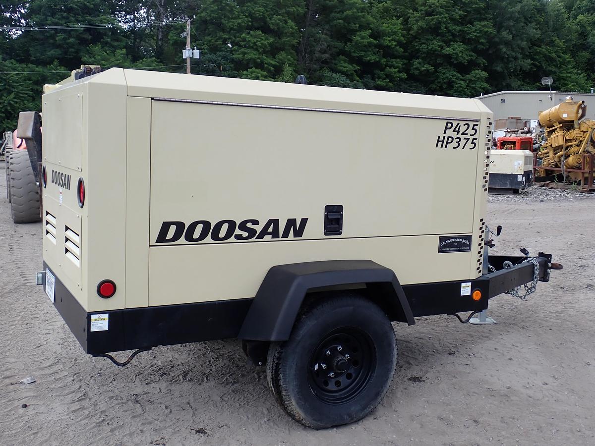Used 2023 Doosan P425/HP375 Air Compressor 512 HOURS