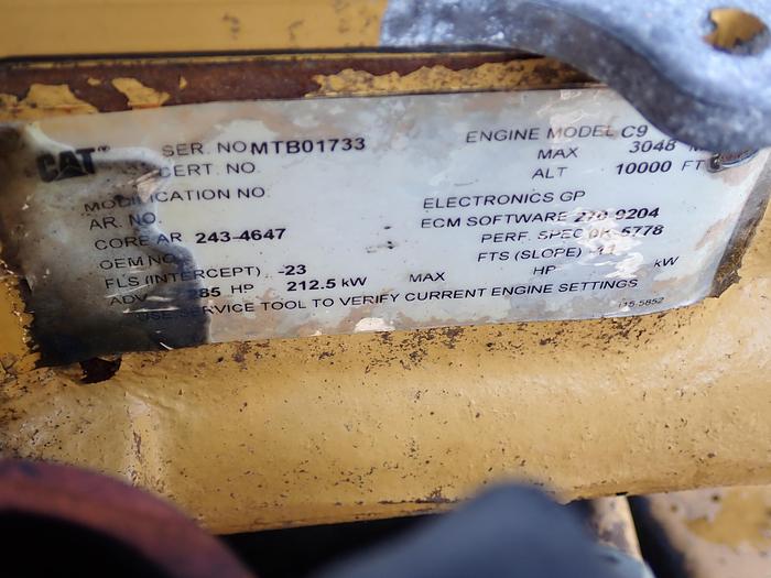 Used 2006 CAT C9 Diesel Truck Engine A/R 243-4647