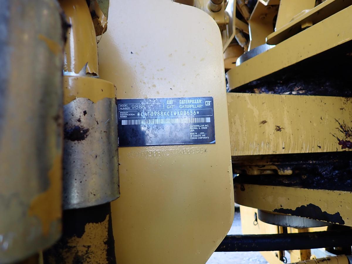 Used 2015 CAT 988K Wheel Loader w/ LOG GRAPPLE