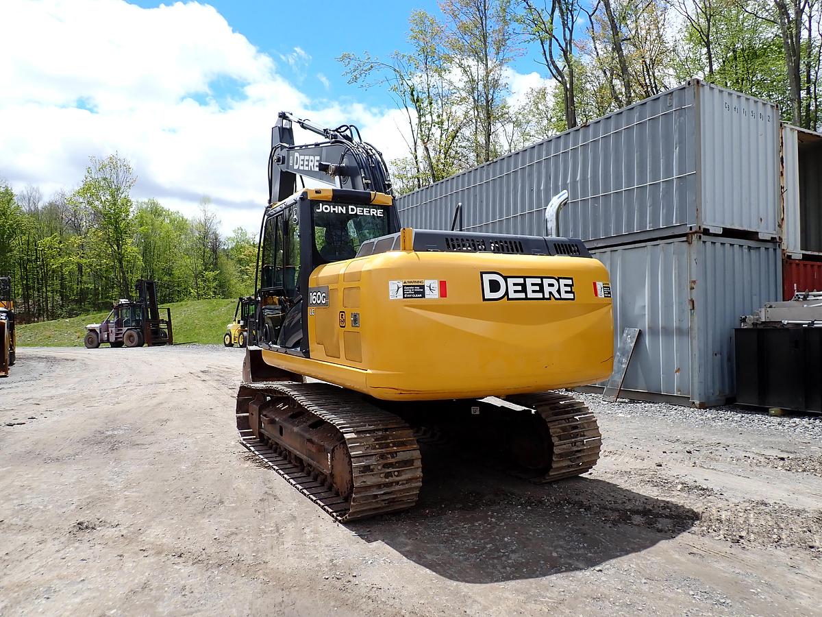 Used 2015 John Deere 160G LC Excavator HYDRAULIC THUMB & QC