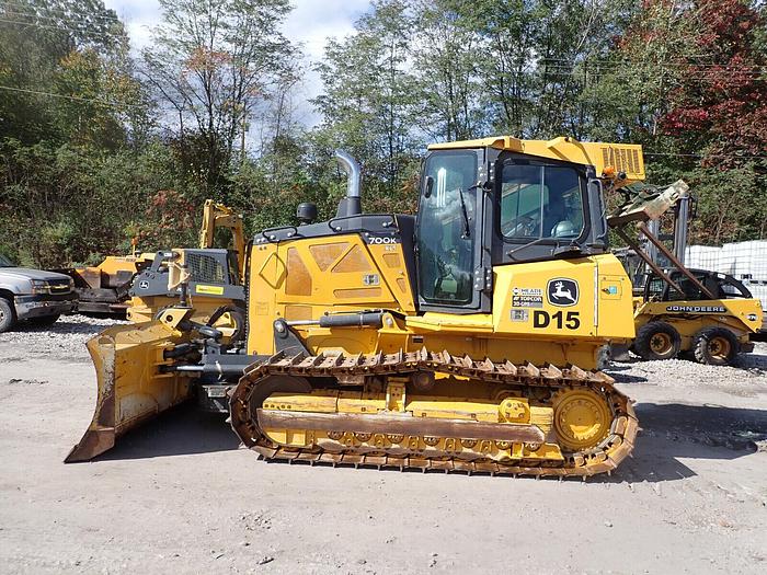 Used 2020 John Deere 700K XLT Crawler Dozer TOPCON GPS! CLEAN! A/C 6 Way Blade