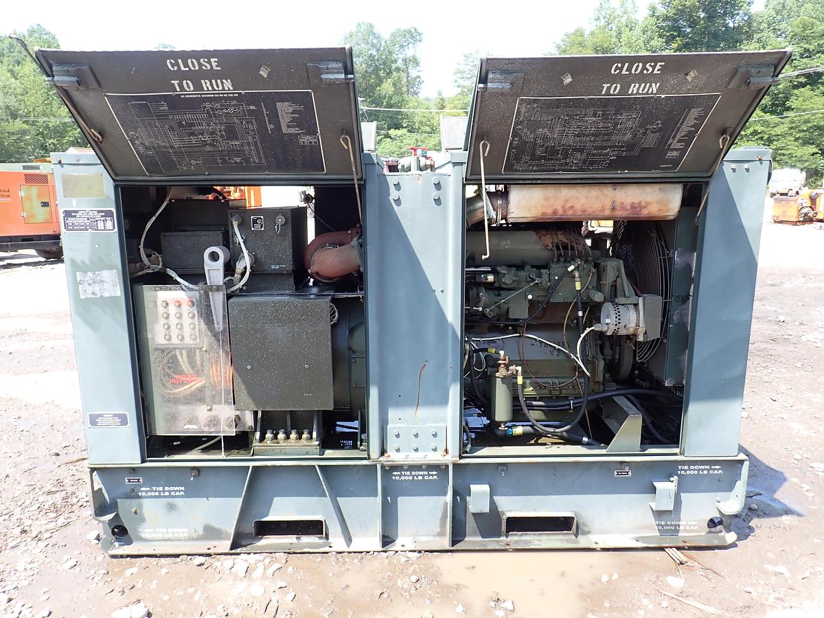 Used 1990 Libby MEP007B 100 KW Diesel Generator GOV'T SURPLUS