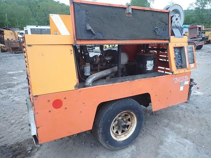 Used 2008 Sullivan D185 185 CFM Air Compressor LOW HOURS! VIDEO! Towable Deere Diesel