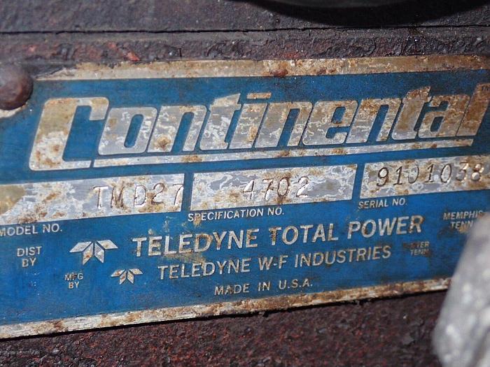 Used Continental TMD27 Diesel Engine RUNS MINT! VIDEO! TMD-27 Welder