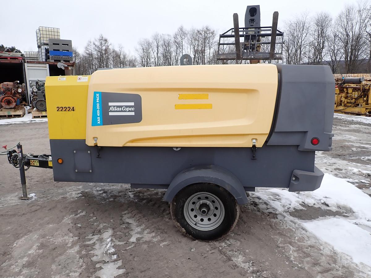 Used 2023 Atlas Copco XAS400-200 Air Compressor 