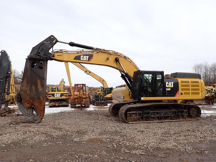 Used 2020 CAT 349FL Hydraulic Excavator w/ CAT S3090 Rotating Shear