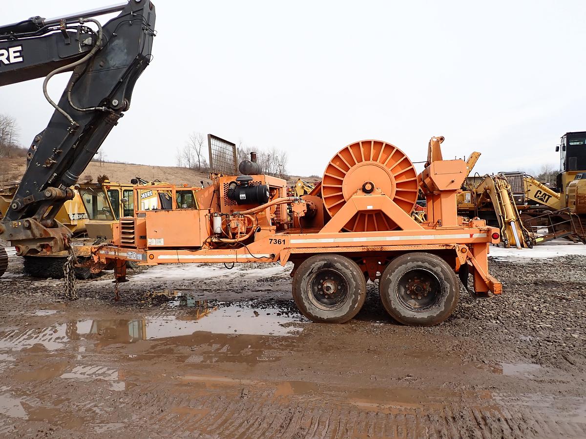 Used 2007 Wagner-Smith T-1DP-300 Single Drum Cable Puller 