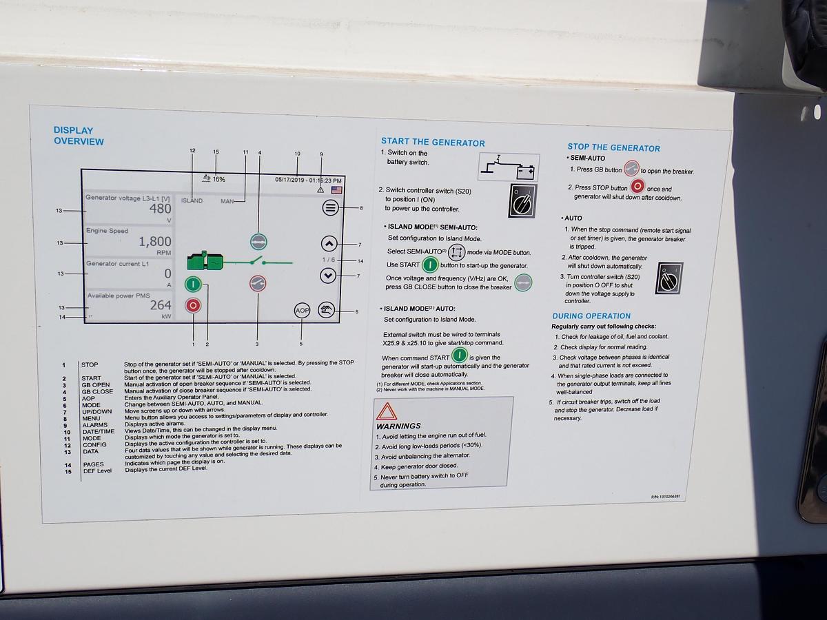 2024 Atlas Copco QAS250 Generator Set UNUSED FACTORY WARRANTY!