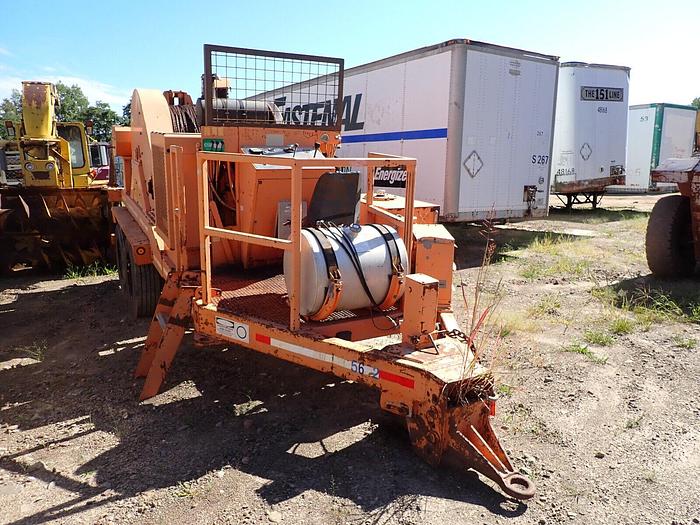 Used 2007 Wagner Smith T-1DP-300 Single Drum Cable Puller LOW HOURS! Deere Diesel