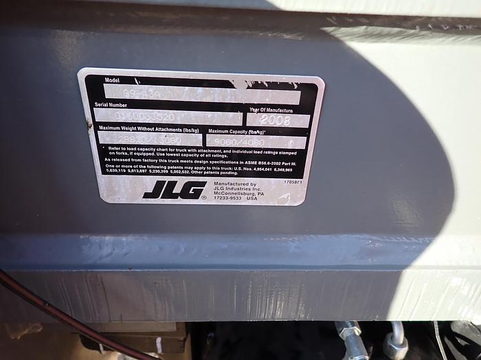 Used 2008 JLG G9-43A Telehandler 431 ORIGINAL HOURS for Sale at Old...