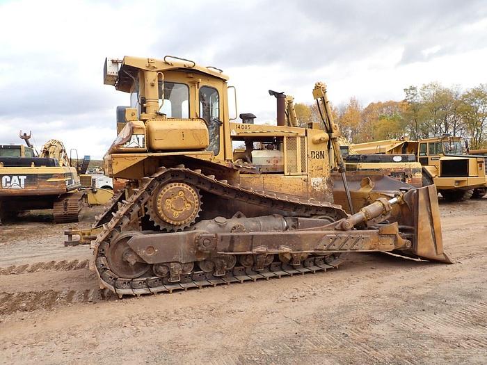Used 1990 Caterpillar D8N Crawler Dozer CAT EROPS A/C SU Blade 3406C D8