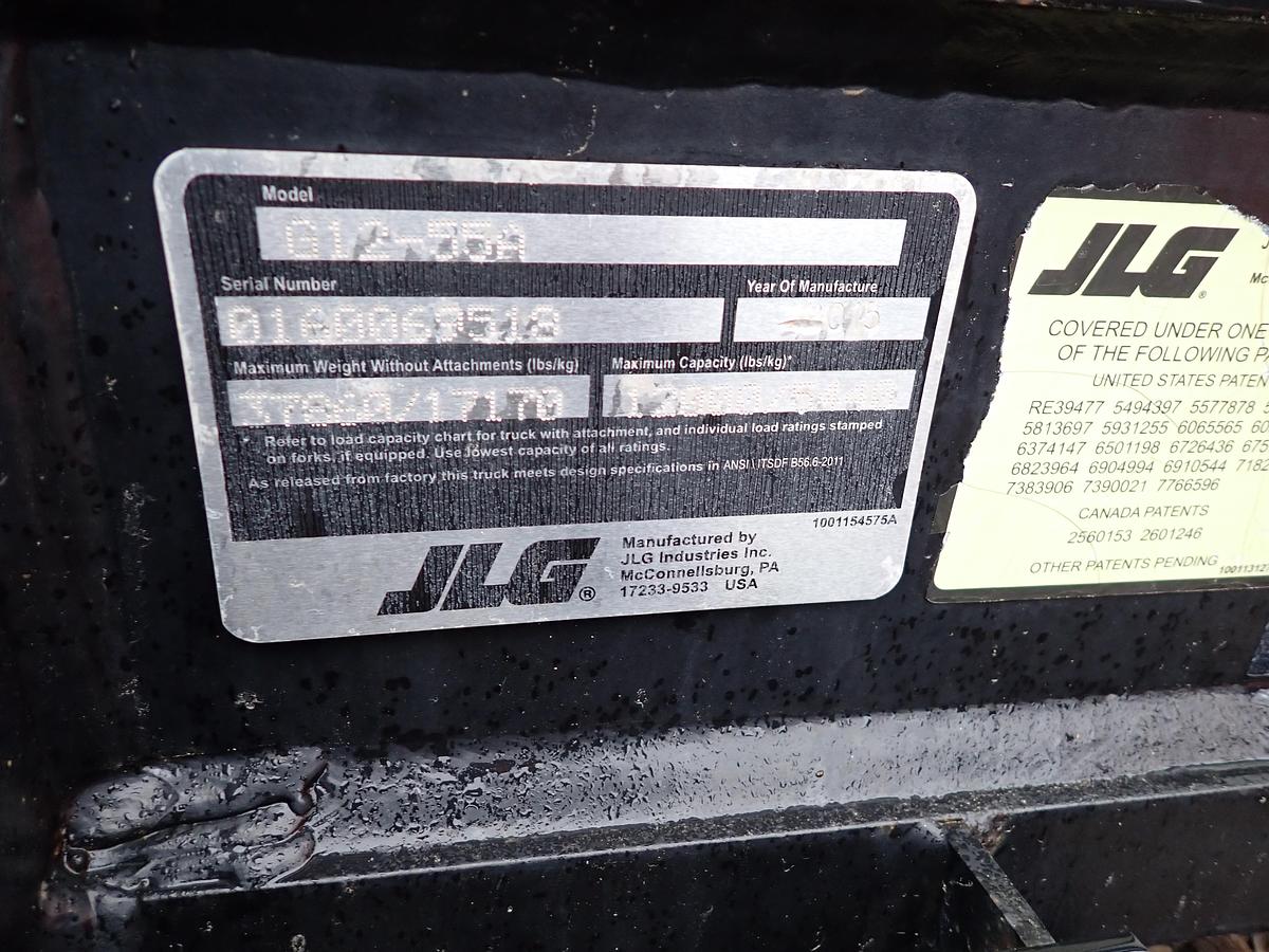 Used 2015 JLG G12-55A 12K Telehandler