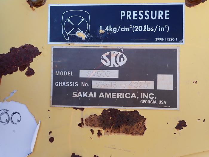 Used Sakai SV505