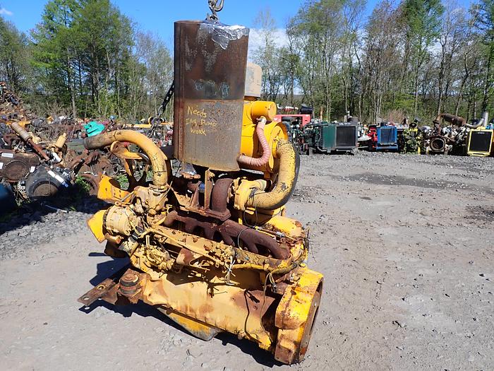 Used John Deere 6414 Turbo Diesel Engine RUNS EXC. VIDEO! 655B 750 Dozer Crawler