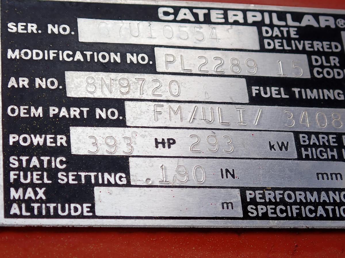 Used CAT 3408 Marine Diesel Engine LOW HOURS!