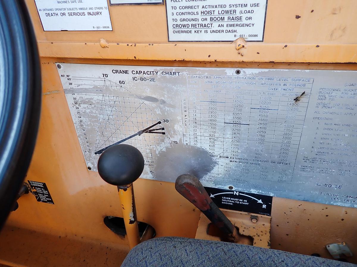 Used 1997 Broderson IC80-2E Carry Deck Crane