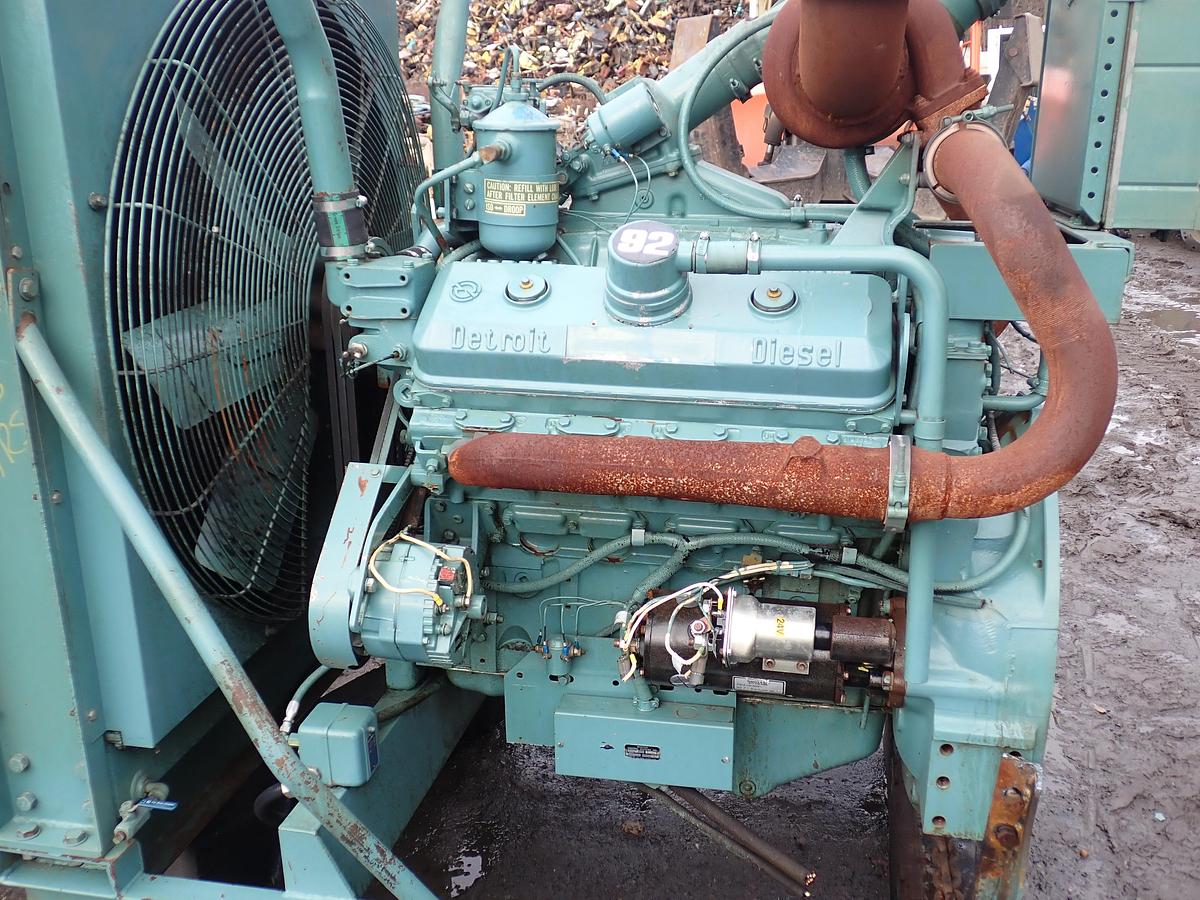 Used Detroit Diesel 8V92TA Engine POWER UNIT! 53 HOURS 