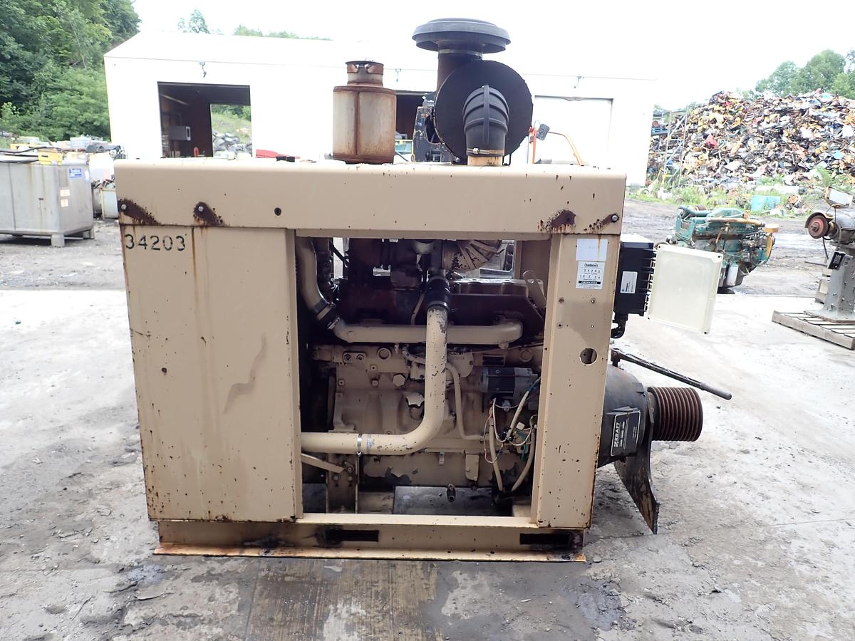 Used 2005 John Deere 6081HF070 Diesel Engine POWER UNIT w/ PTO CLUTCH