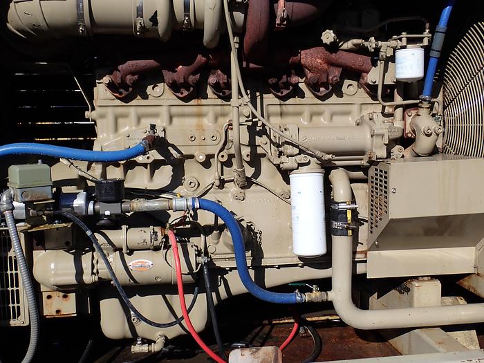 Used 1990 Cummins NT855-G6 250 KW Generator 1306 HOURS!