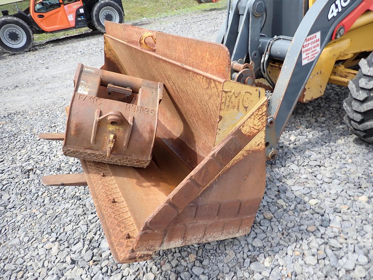 Used 2018 John Deere 410L Loader Backhoe LOADED! Q/C FORKS EXTENDAHOE