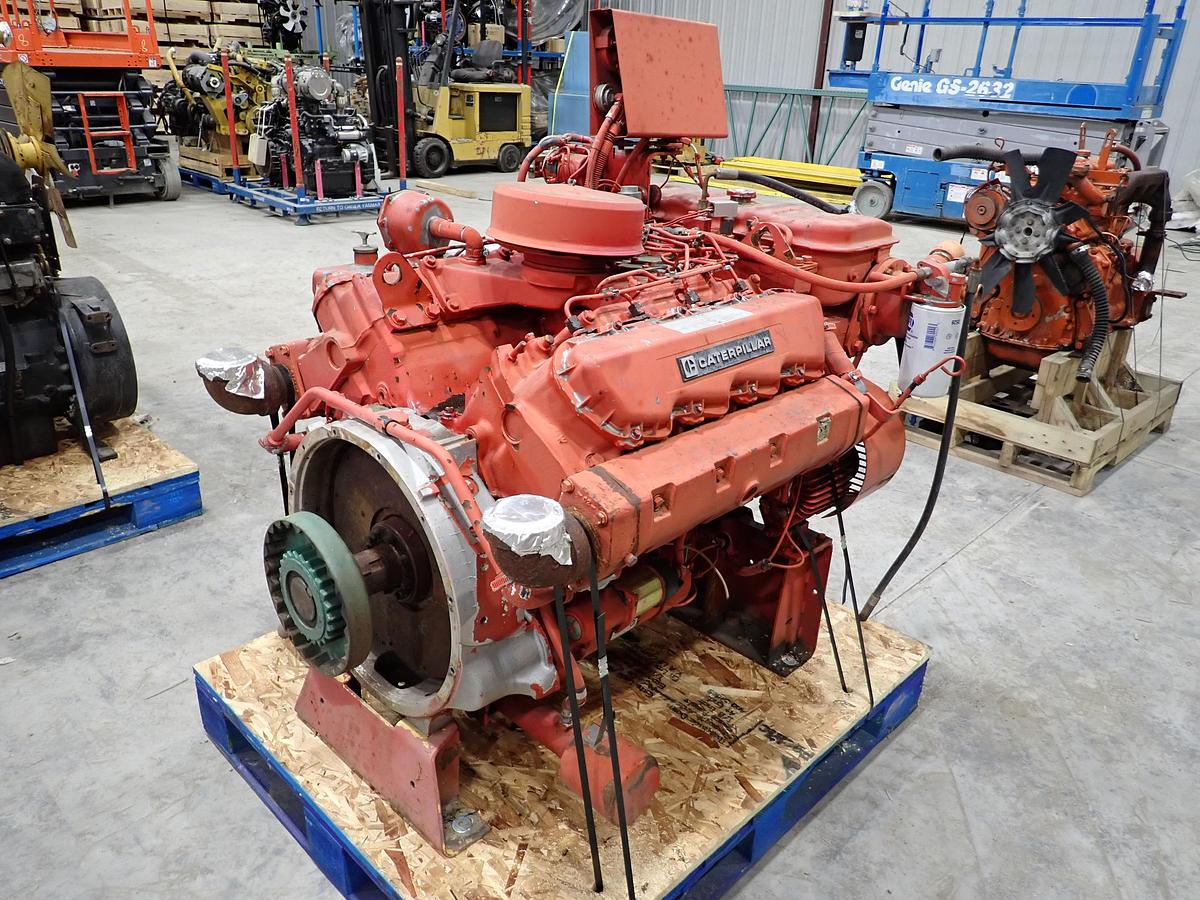 Used CAT 3208 Industrial Diesel Engine MARINE MANIFOLDS
