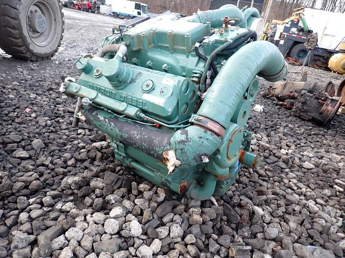 Used Detroit Diesel 8V71T MILITARY Engine 440 HP UNUSED SURPLUS
