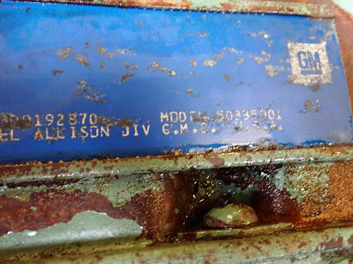 Used Detroit Diesel 3-53 Engine w/ Allison Transmission OFFSET