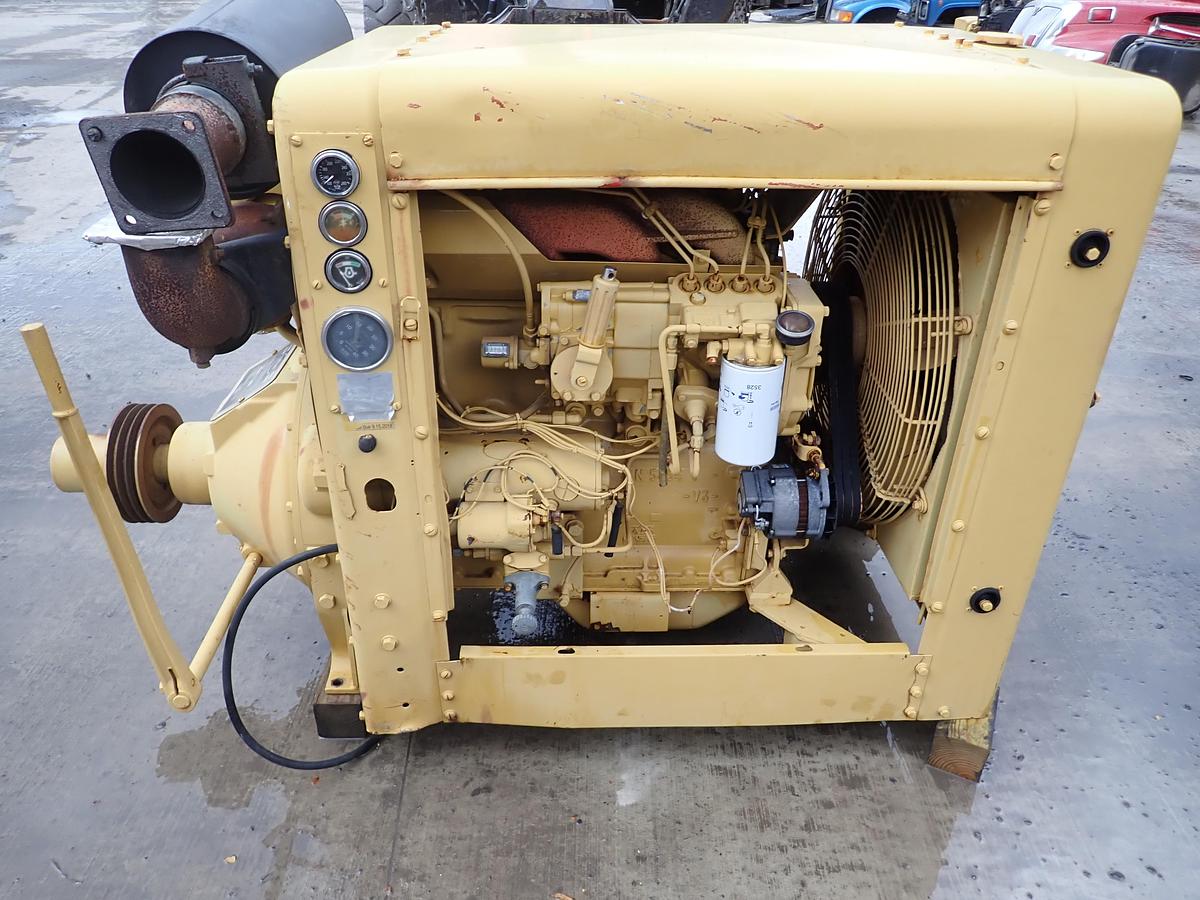 Used 1989 CAT 3304 DI Diesel Engine Power Unit 369 HOURS !! PTO CLUTCH! 