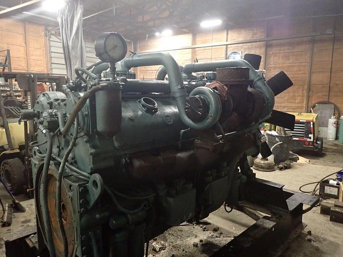 Used Detroit Diesel 12V149 TI Turbo Engine GOOD RUNNER! VIDEO! 149 Quad Turbo GM
