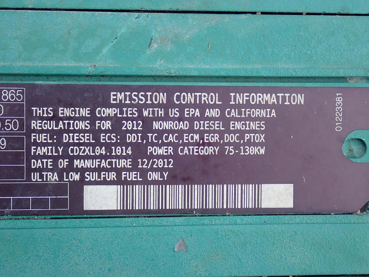 Used 2012 Volvo D4H Turbo Diesel Engine LOW HOURS