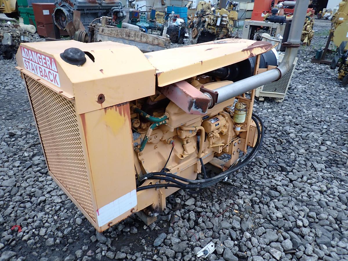 Used John Deere 6081AF001 Diesel Engine Power Unit W/ PTO CLUTCH!