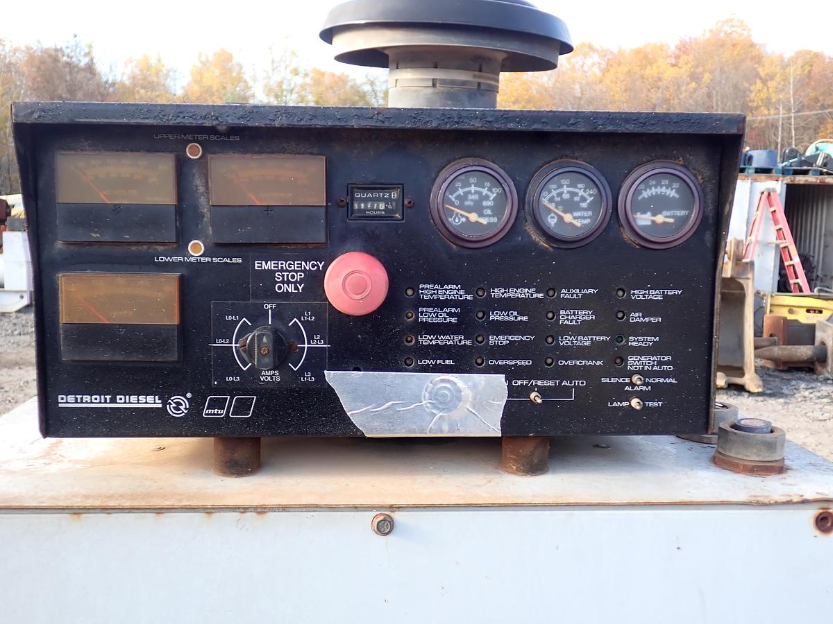 Used 2005 Detroit Diesel 325 KW Generator Set 12.7 Liter Series 60