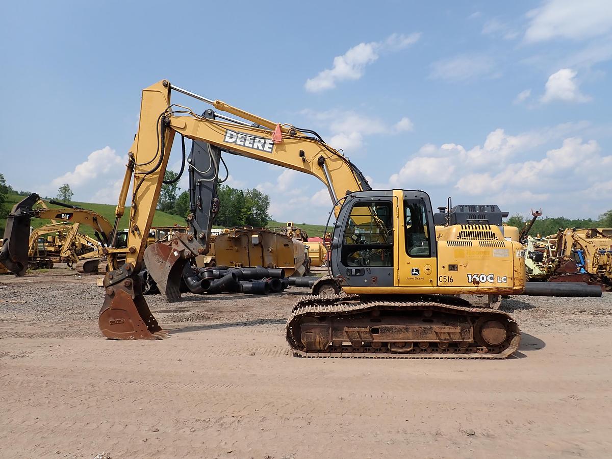 Used 2004 John Deere 160C LC Hydraulic Excavator Q/C Aux. Hydraulics