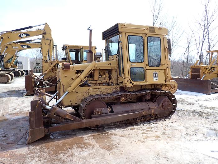 Used 1982 CAT D5B Crawler Dozer w/ CAB & WINCH 