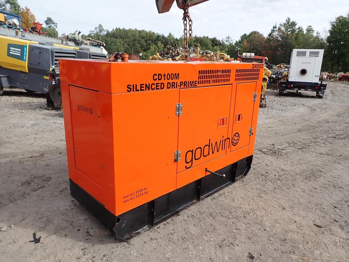 Used 2001 Godwin CD100M 4" Critical Silenced Water Pump